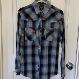 Plaid button down